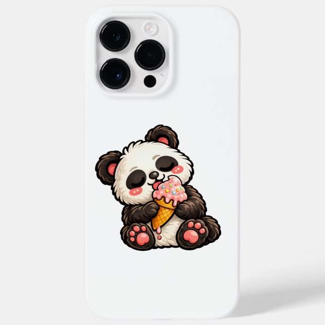 Süßer Panda Eiscreme Case-Mate iPhone Hülle (Rückseite)