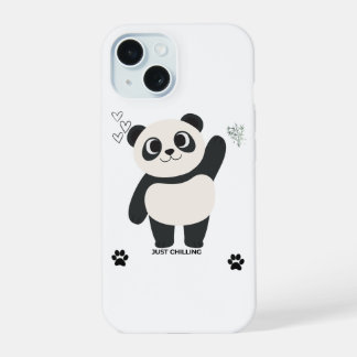 Süßer Panda-Handyhülle — Einfach Chillen Kawaii An iPhone 15 Hülle