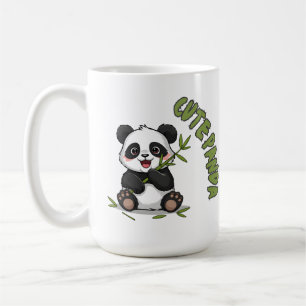 Süßer Panda mit Bambus - Lieblich  Kaffeetasse