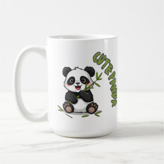 Süßer Panda mit Bambus - Lieblich Kaffeetasse