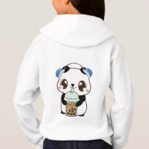 Süßer Panda mit Bubble Tea