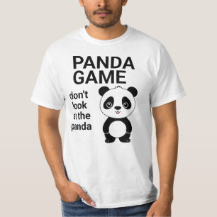 Süßer Panda-Spiel Mädchen Frauen Kinder Lustig Kaw T-Shirt