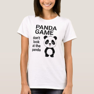 Süßer Panda-Spiel Mädchen Frauen Kinder Lustiger K T-Shirt