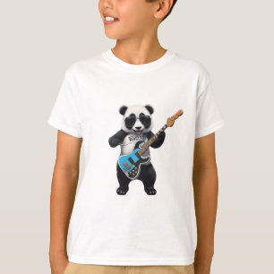 Süßer Panda spielt Gitarre, Musik-Panda-Liebhaber T-Shirt