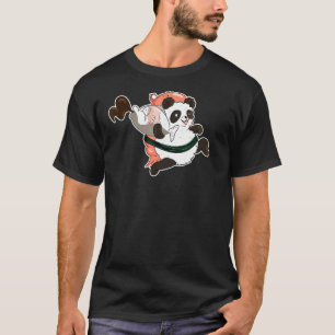 Süßer Panda Sushi mit Garnelen stiehlt Sojasauce F T-Shirt