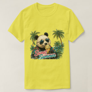 Süßer Panda Süßer Sommer | Trendiger Sommer-Outfi T-Shirt