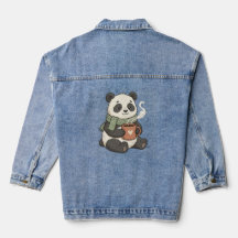 Süßer Panda - Tierillustration Café