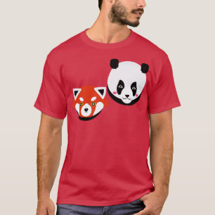 Süßer Panda und Roter Panda 2 T-Shirt