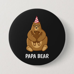 Süßer Papa-Bär Vatertagsgeschenk Spezialtasse Button