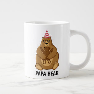 Süßer Papa-Bär Vatertagsgeschenk Spezialtasse Jumbo-Tasse