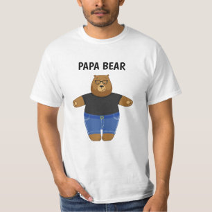 Süßer Papa-Bär Vatertagsgeschenk Spezialtasse T-Shirt