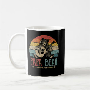 Süßer Papa Bär Vintage Vatertag Retro Dad Kaffeetasse