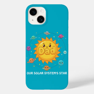 Süßer Papa Sonnensystem Stern Weltraum Cartoon Case-Mate iPhone 14 Hülle