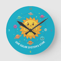 Süßer Papa Sonnensystem Stern Weltraum Cartoon