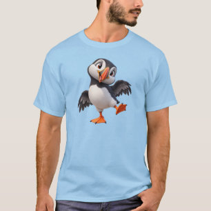 Süßer Papageientaucher – Lustiger nordischer Vogel T-Shirt