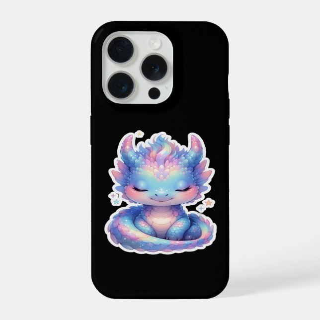 Süßer Pastell-Baby-Drache  iPhone Hülle (Rückseite)