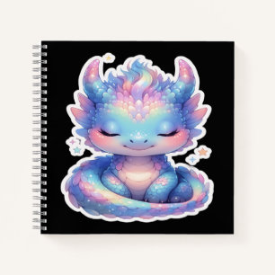 Süßer Pastell-Baby-Drache Notizbuch