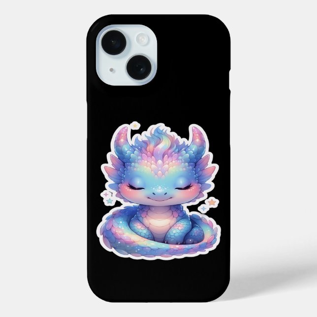 Süßer Pastell-Babydrache Case-Mate iPhone Hülle (Rückseite)