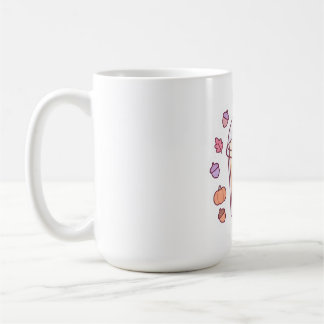 Süßer Pastell-Geister-Brew-Autumn-Sticker Kaffeetasse