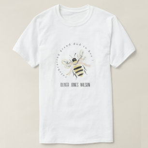 Süßer Pastell-Opa wird zur neutralen Babyparty-Bie T-Shirt