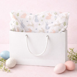 Süßer Pastell-Osterhase Frühling Seidenpapier