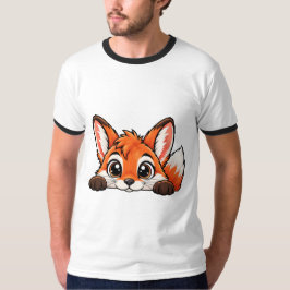 Süßer Peekaboo Fuchs T-Shirt