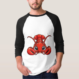 Süßer Peekaboo-Hummer T-Shirt