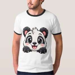 Süßer Peekaboo Panda T-Shirt