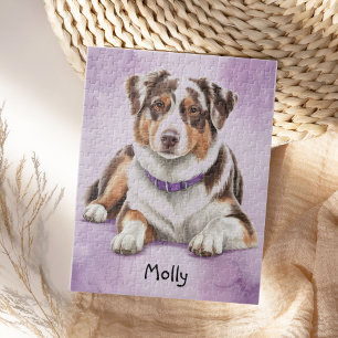 Süßer persönlicher Australian Shepherd Puzzle