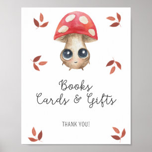 Süßer Pilz - Bücher Karten und Geschenke Poster
