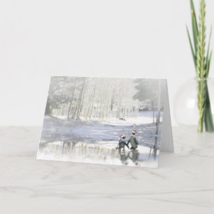 Süßer Pinguin Frohe Feiertage! Feiertagskarte