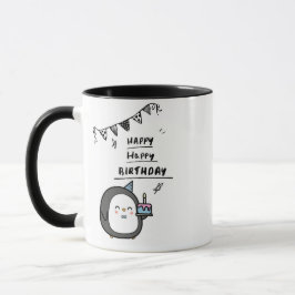 Süßer Pinguin Geburtstagsbecher zum Singen Tasse