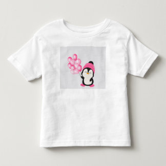 „Süßer Pinguin mit einem Ballon – Kleinkind/Kind T Kleinkind T-shirt