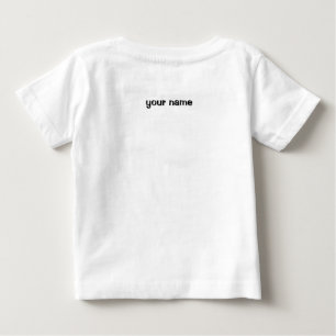 Süßer Pinguin mit Fisch Baby T-shirt