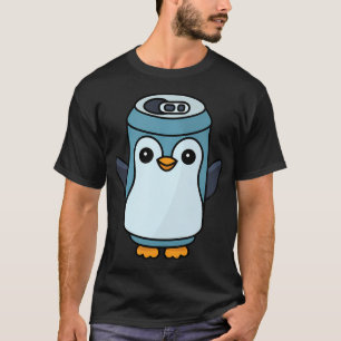 Süßer Pinguin mit Limonade Kuschel Vogel Pun Art C T-Shirt