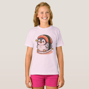 Süßer Pinguin Sushi Kawaii Japanisches Essen T-Shirt