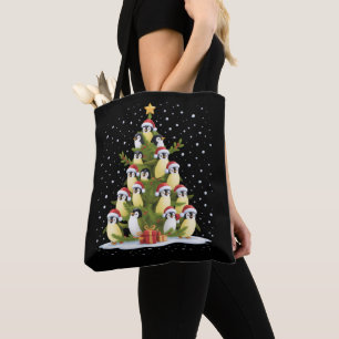 Süßer Pinguin-Weihnachtsbaum Lustiger Feiertag