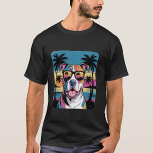 Süßer Pit Bull, Bunte Pit Bulls, Geschenk für Hund T-Shirt