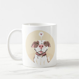 Süßer Pit Bull Kaffeetasse