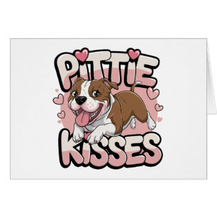 Süßer Pitbull denkt an dich Liebe Pittie Pit Bull