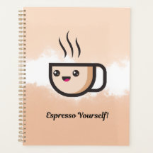 Süßer Planer für Kaffeeliebhaber