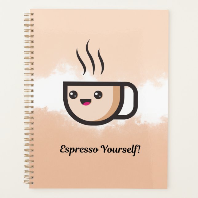 Süßer Planer für Kaffeeliebhaber (Vorderseite)