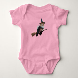 Süßer Pomeranian Halloween Baby Strampler