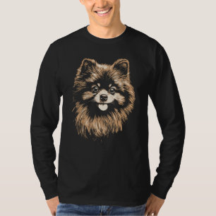 Süßer Pomeranian-Hund Haustier Niedliche Tiere T-Shirt