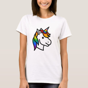 Süßer Progress Pride Einhorn T-Shirt