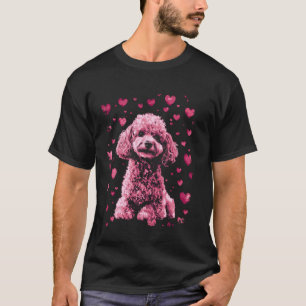 Süßer Pudel Rosa T-Shirt