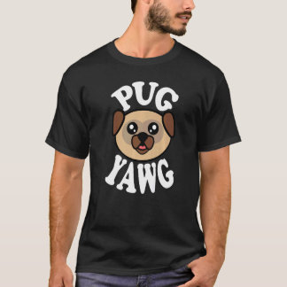 Süßer Pug Gähn Premium T-Shirt