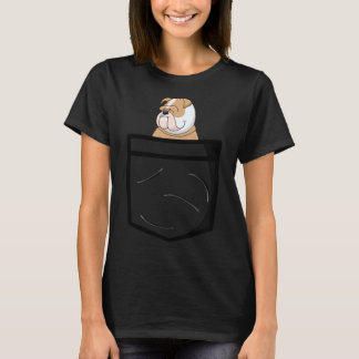 Süßer Pug in der Tasche Essential 826 T-Shirt