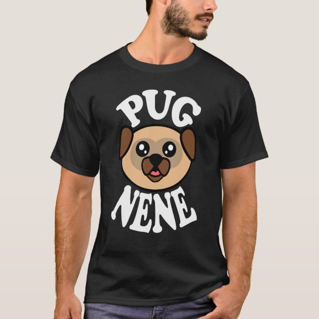 Süßer Pug Nene T-Shirt (Vorderseite)