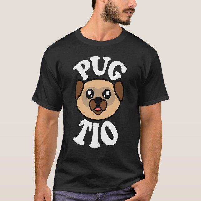 Süßer Pug Tio T-Shirt (Vorderseite)
